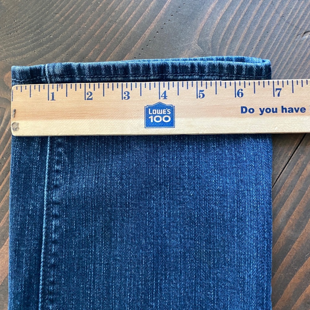 Levi's 525 Perfect Waist Jeans 28 Womens Straight Leg Dark Wash Denim Classic - Picture 8 of 9
